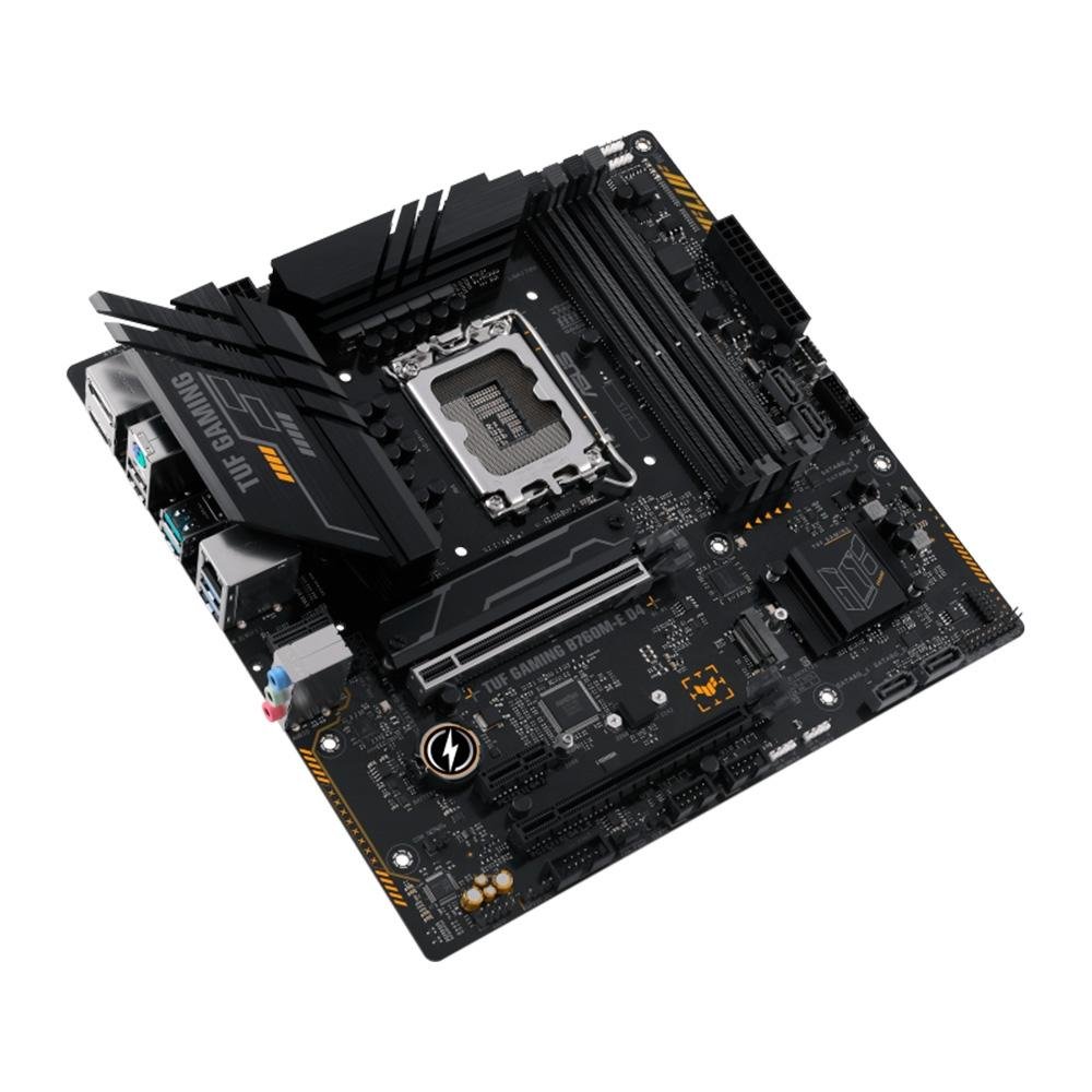 Placa-Mãe ASUS TUF Gaming B760M-E D4, Intel, M-ATX, DDR4, Preto - 90MB1E90-M0EAY0 - view 5