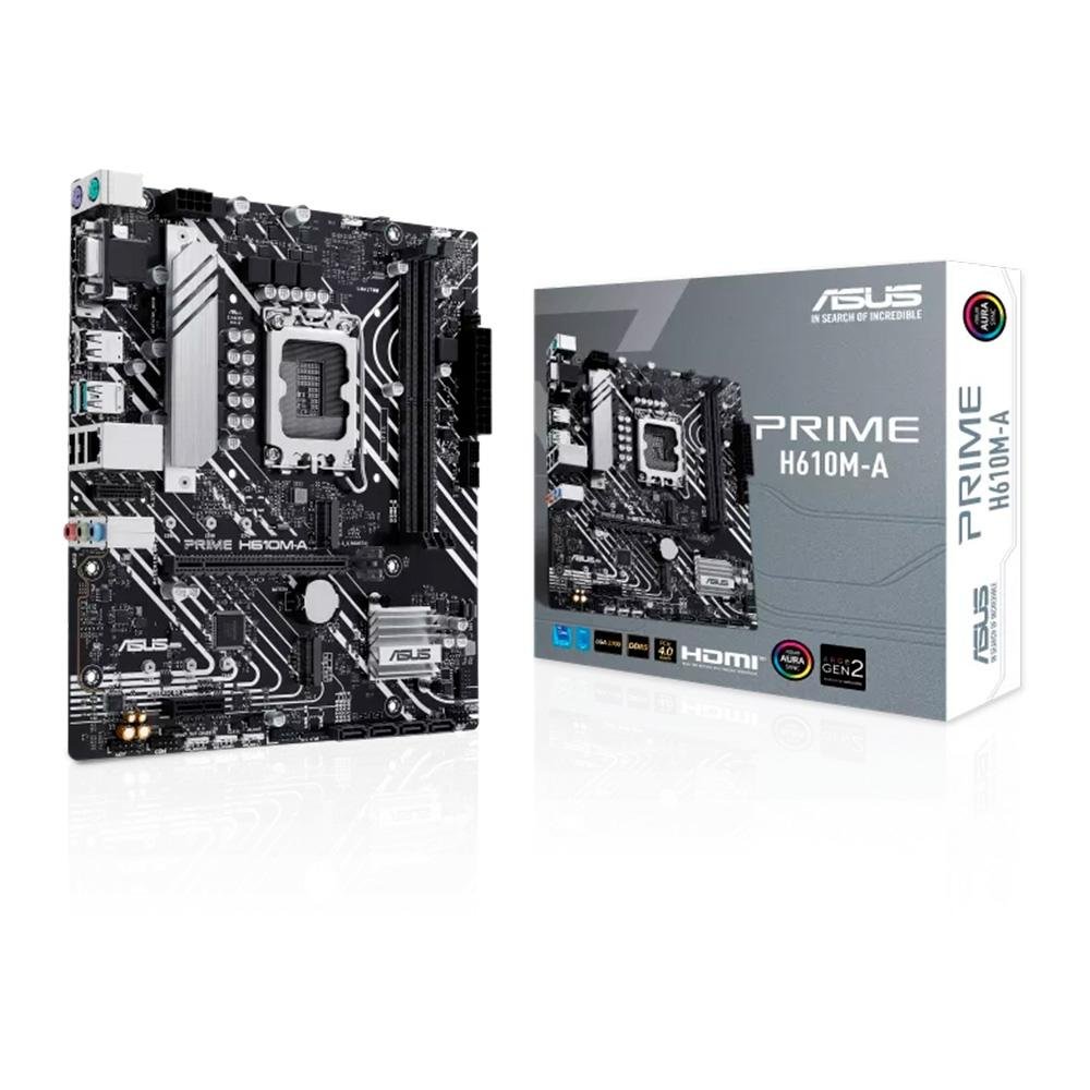 Placa-Mãe ASUS Prime H610M-A, Intel, M-ATX, DDR5, Preto - 90MB1G20-M0EAY0 4