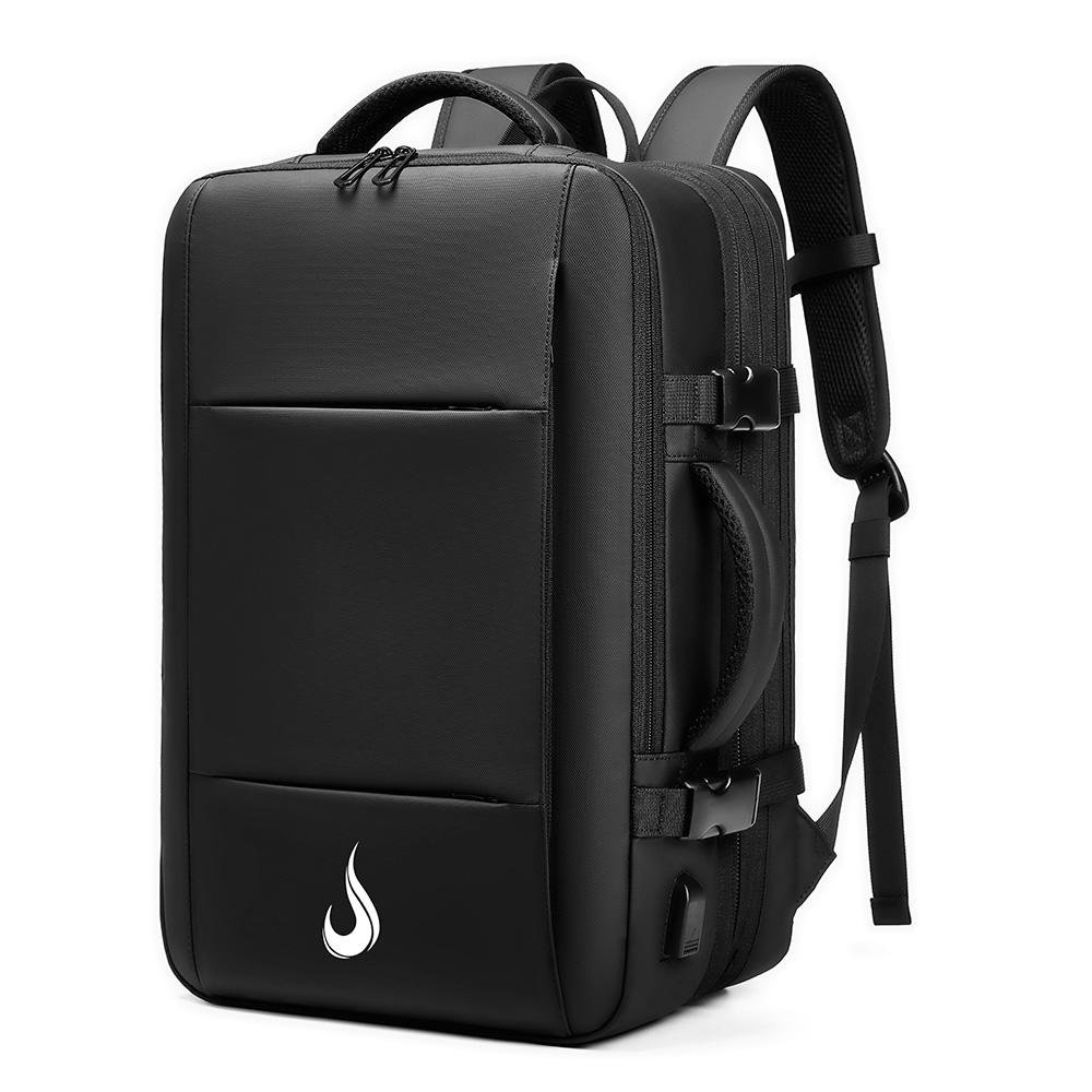"Mochila Gamer Rise Mode para Notebook até 15.6"", Expansível, Style 02 Backpack, Preto - RM-BP-ST-02-B" - view 2