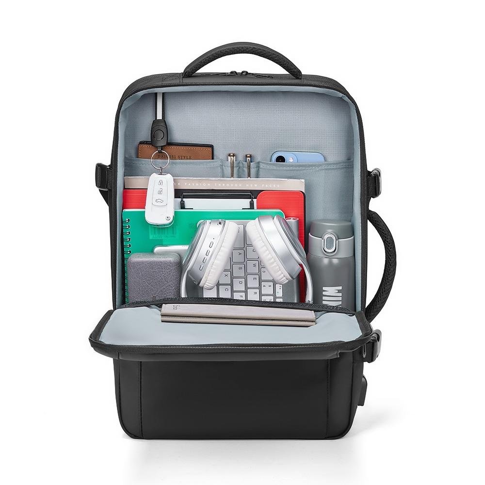 "Mochila Gamer Rise Mode para Notebook até 15.6"", Expansível, Style 02 Backpack, Preto - RM-BP-ST-02-B" - view 6