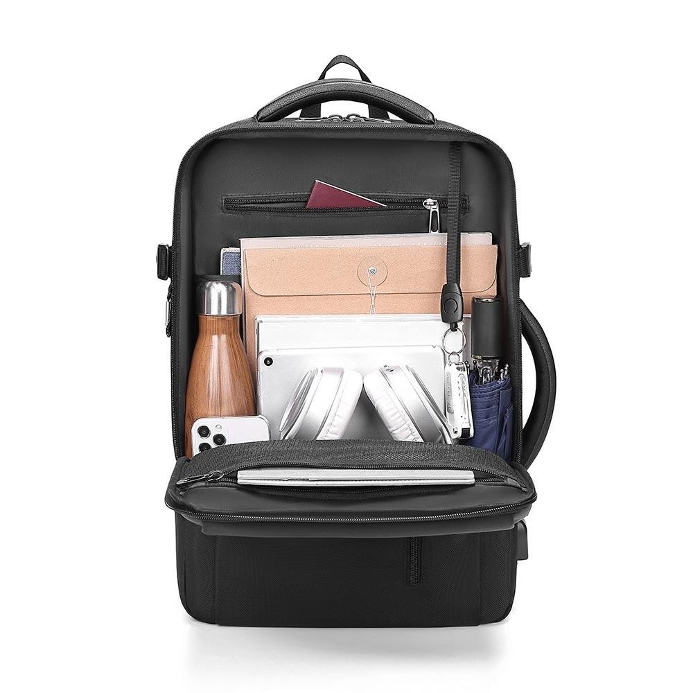 "Mochila Gamer Rise Mode para Notebook até 15.6"", Expansível, Style 03 Backpack, Preto - RM-BP-ST-03-B" - view 5