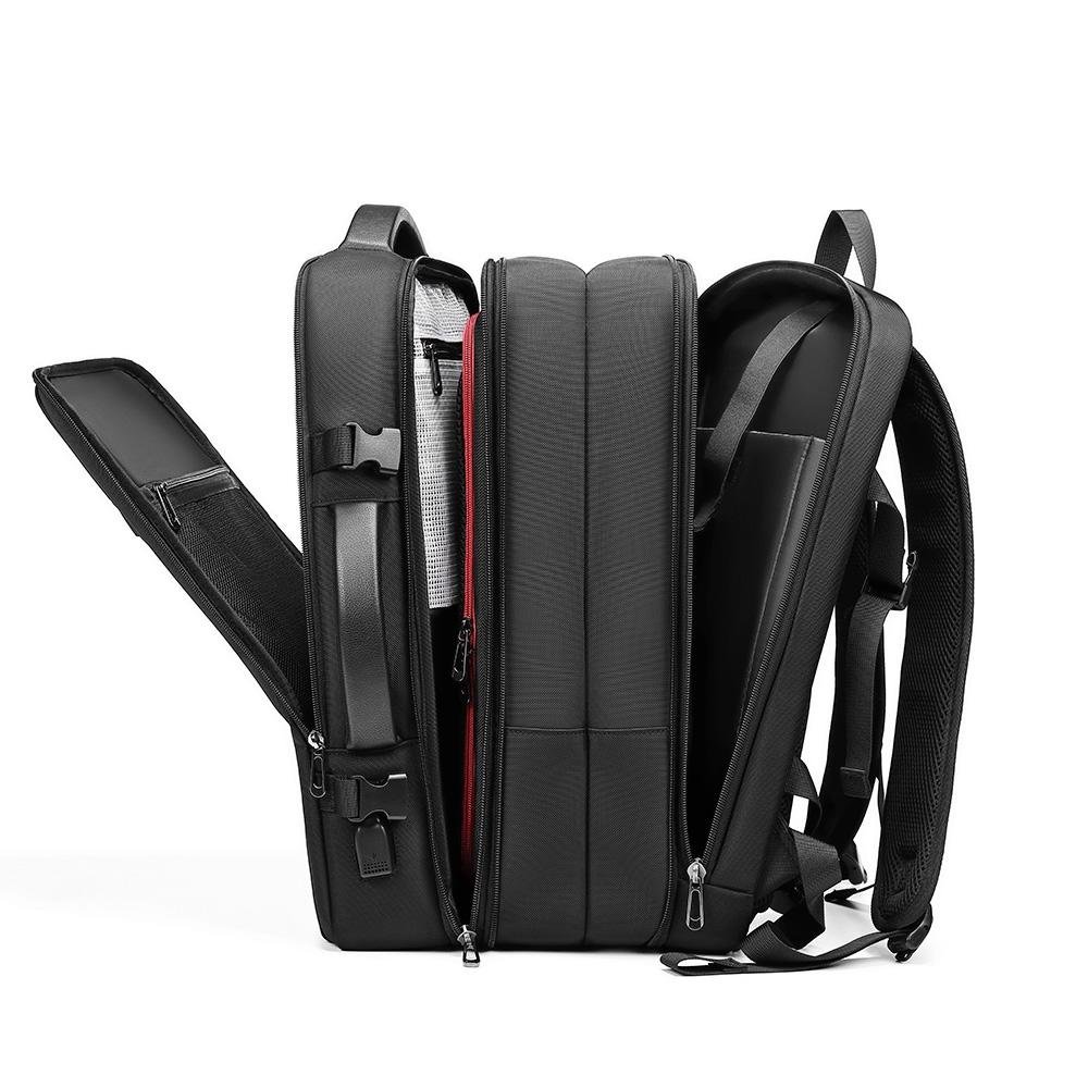 "Mochila Gamer Rise Mode para Notebook até 15.6"", Expansível, Style 03 Backpack, Preto - RM-BP-ST-03-B" - view 6