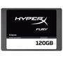 SSD Kingston HyperX Fury 2.5´ 120GB SATA III 6Gb/s Leituras: 500MB/s e Gravações: 500MB/s - SHFS37A/120G
