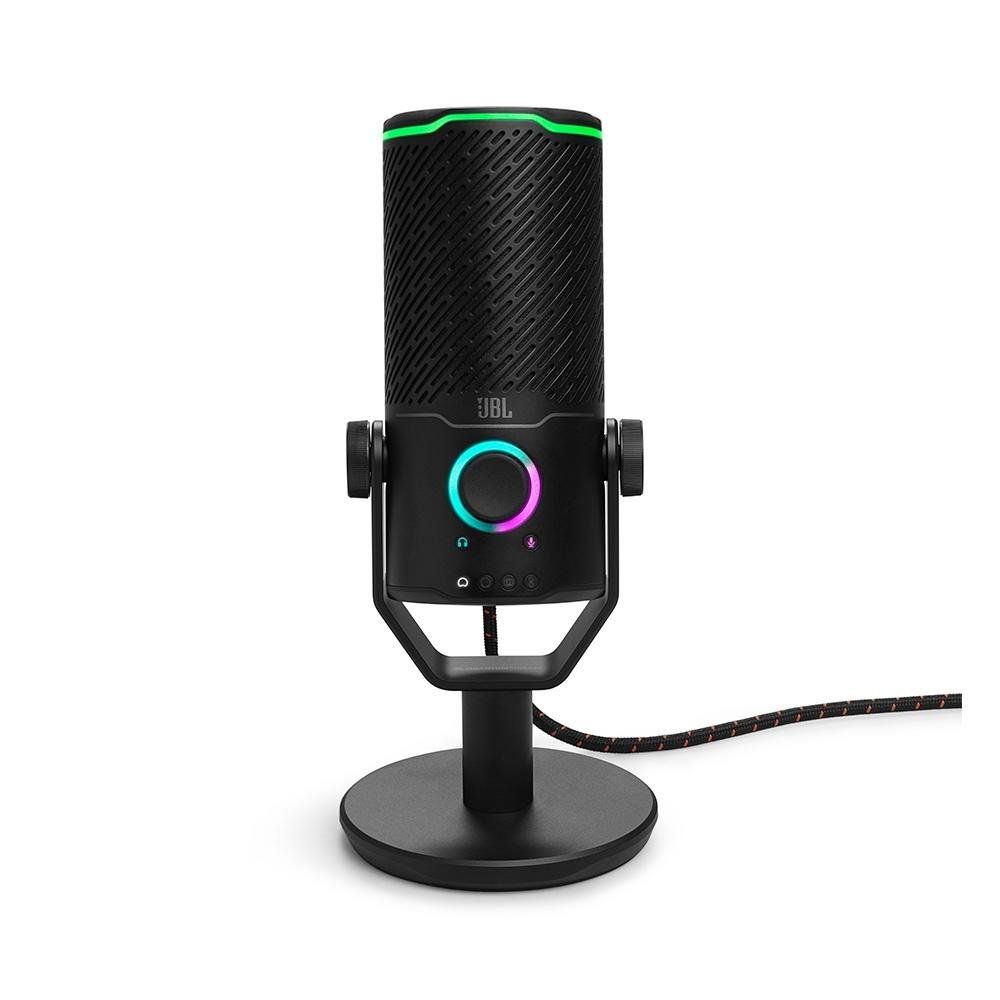 Microfone Condensador JBL Quantum Stream Studio, Cardioide, Preto