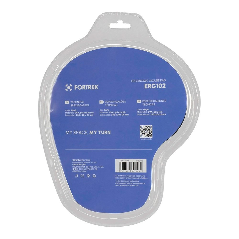 Mousepad Fortrek ERG102 com Apoio de Pulso - 73283 - view 4