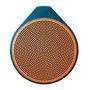 Caixa de Som Portátil Logitech Bluetooth X100 3.2W Laranja Com Função Viva Voz