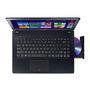 Notebook ASUS com Intel Core i3-3217U, 4GB, HD 500GB, Windows 8.1, Tela HD 14´, Preto X451CA-BRAL-VX155H