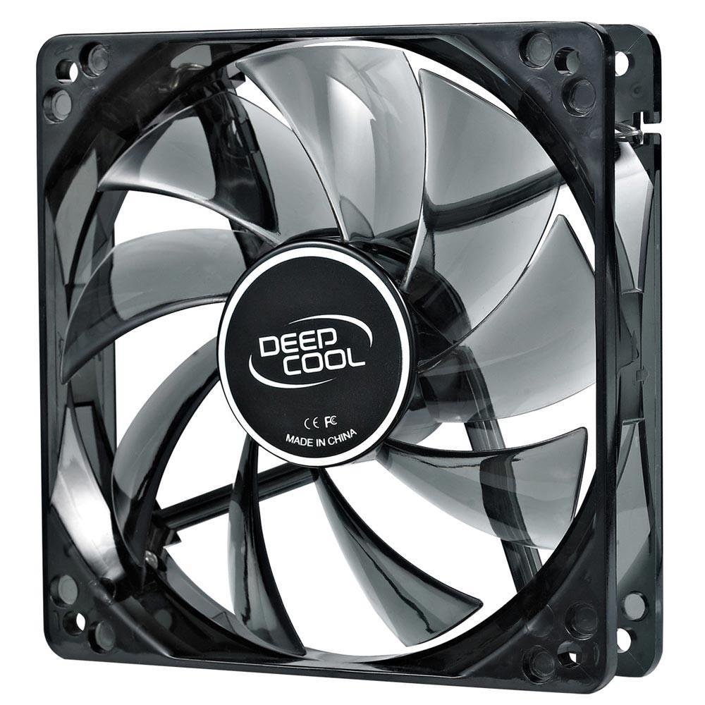 Imagem 3 de 4 do produto Cooler FAN DeepCool Wind Blade 120 12x12cm Super Silent Big Airflow Blue LED DP-FLED-WB120