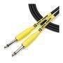 Santo Angelo Cabo para Guitarra Standard P10 X P10 Samurai 10Ft 3,05 Mts 7196 Preto