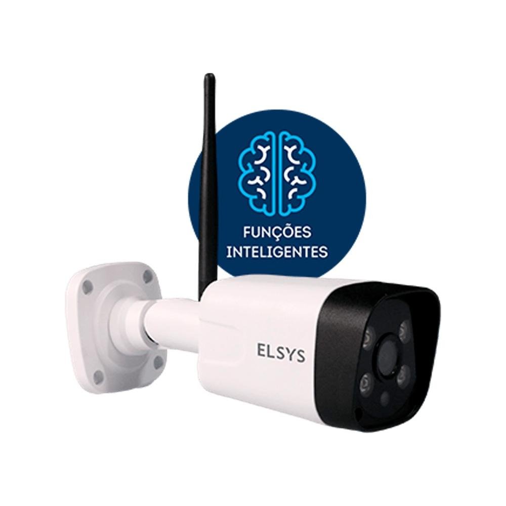 Câmera de Segurança Externa Elsys, Wi-Fi, Full HD, Colorida, Com Inteligencia De Vídeo Branco - 998901151320 Câmera de Segurança Externa Elsys, Wi-Fi, Full HD, Colorida, Com Inteligencia De Vídeo Branco - 998901151320