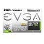 Placa de Vídeo VGA EVGA GeForce GTX 750 2GB SC DDR5 128 bits PCI-E 3.0 02G-P4-2754-KR