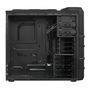 Gabinete Gamer PCYES mid-tower Rhino com 3 fans LED Azul Lateral em acrílico – RHINOPTOAZ3FCA