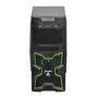 Gabinete PcYes Mid Tower Fox Verde sem Fonte 21499