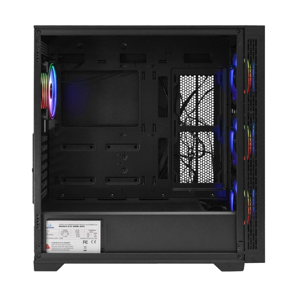 Gabinete Gamer Concórdia Monster Mid Tower KaBuM