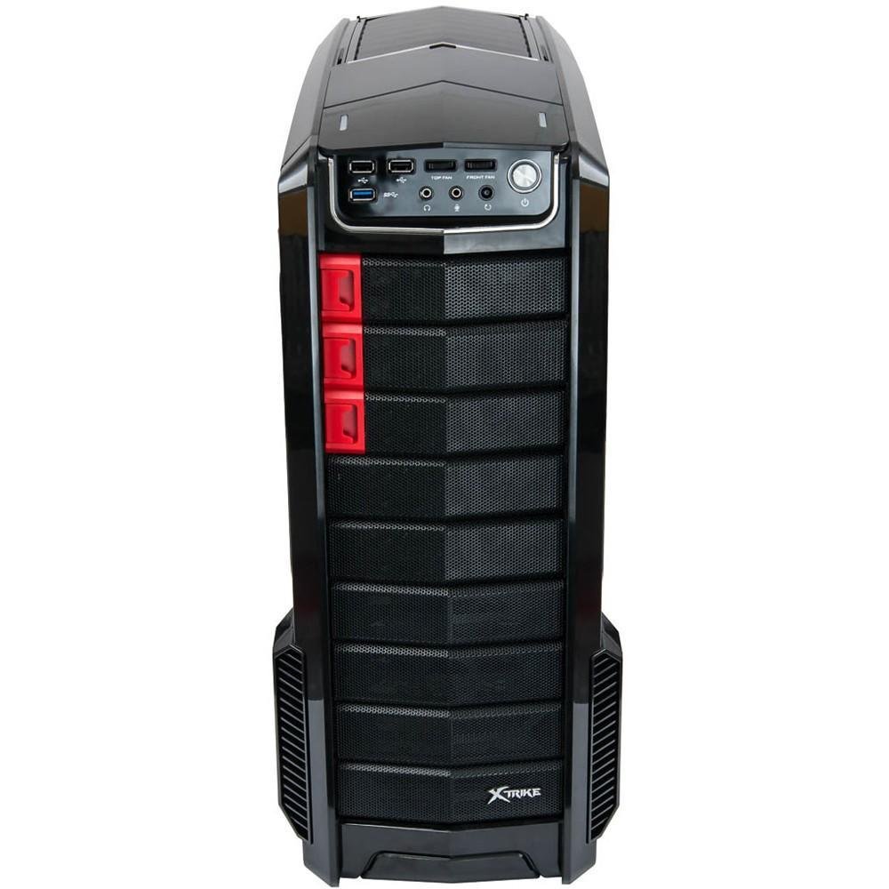 Imagem 5 de 6 do produto Gabinete X-Trike Aniquilator sem Fonte 5002B com 3 Baias Frontais Preto
