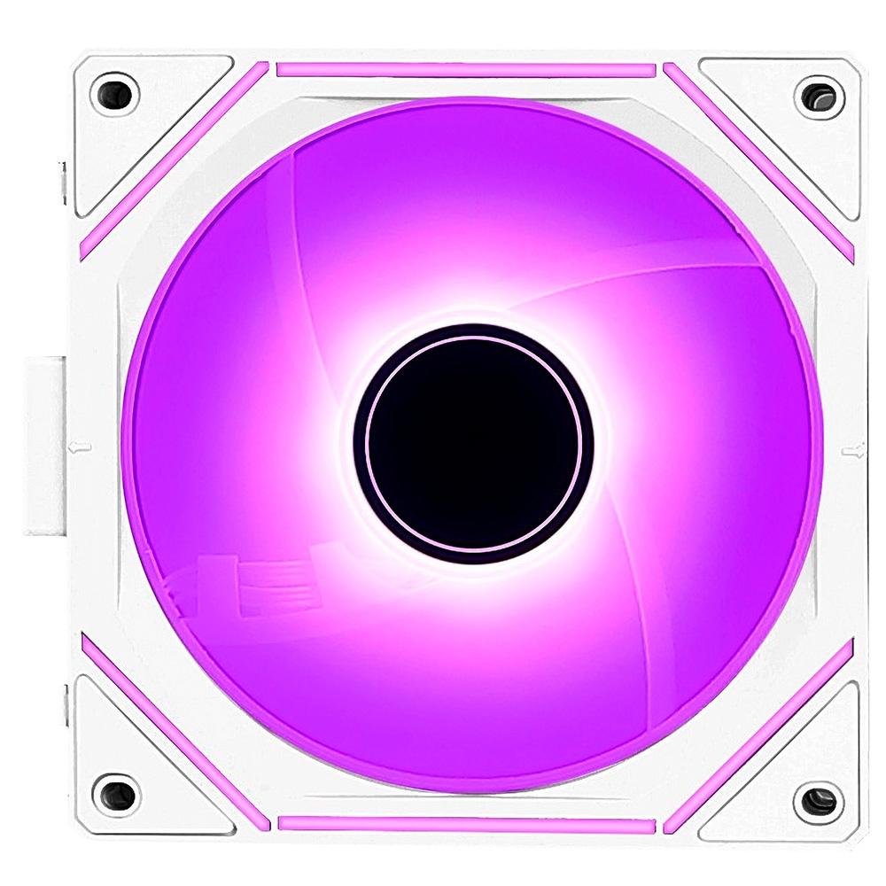 Ventoinha Rise Mode Magneto Pro, 120mm, ARGB, Branco Reverse - RM-MAPROI-ARGB-W-RV 4