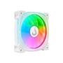 Ventoinha Rise Mode Aura Frost Pro, 120mm, ARGB, Branco - RM-AU-ARGB-W