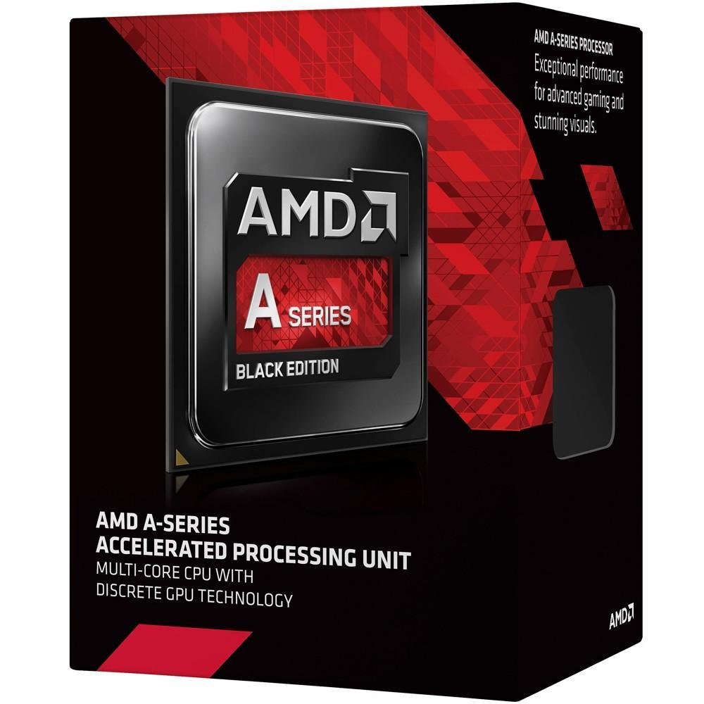 Processador AMD A6 7400K Kaveri, Black Edition, Cache 1MB, 3.5GHz (3.9GHz Max Turbo), FM2+ AD740KYBJABOX
