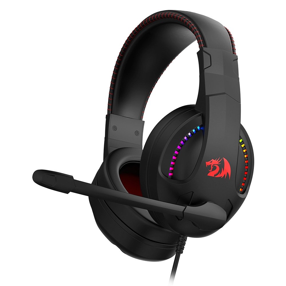 Headset Gamer Redragon Cronus RGB, Conexão P3 e USB, Drivers 40mm, Preto - H211-RGB - view 5