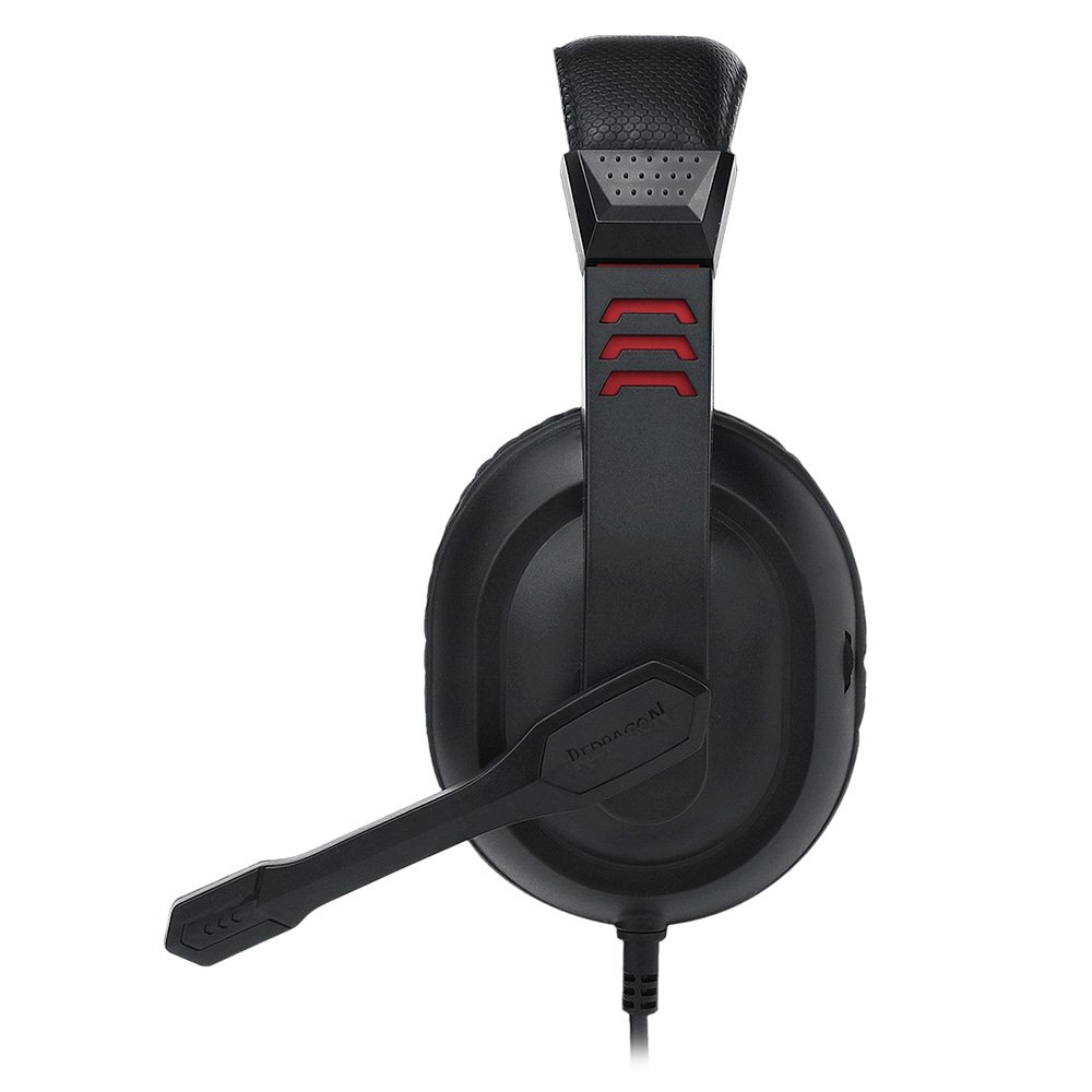 Imagem 2 de 5 do produto Headset Gamer Redragon Ares RGB, Driver 40mm, P2 e USB, Preto - H120-RGB