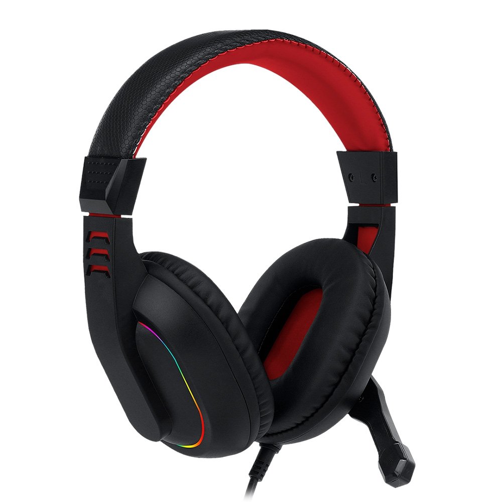 Imagem 4 de 5 do produto Headset Gamer Redragon Ares RGB, Driver 40mm, P2 e USB, Preto - H120-RGB