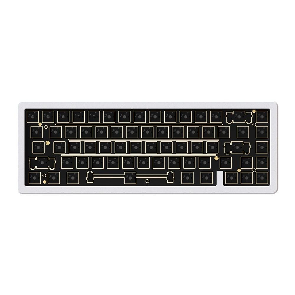 Base para Teclado Gamer Akko Kit Diy SPR67, Branco, ANSI