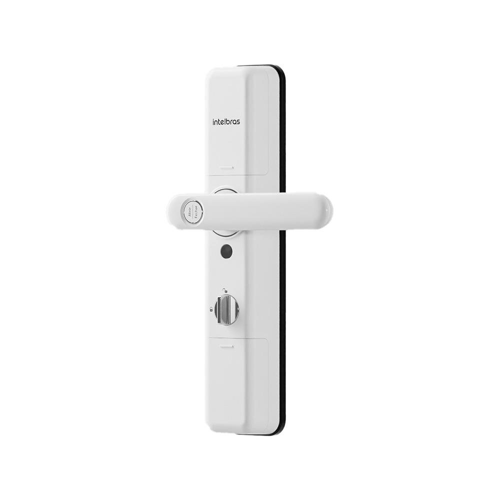 Fechadura Digital de Embutir Intelbras com Maçaneta MFR 7000, 6V, Com Biometria, Branco - 4670031 - view 4
