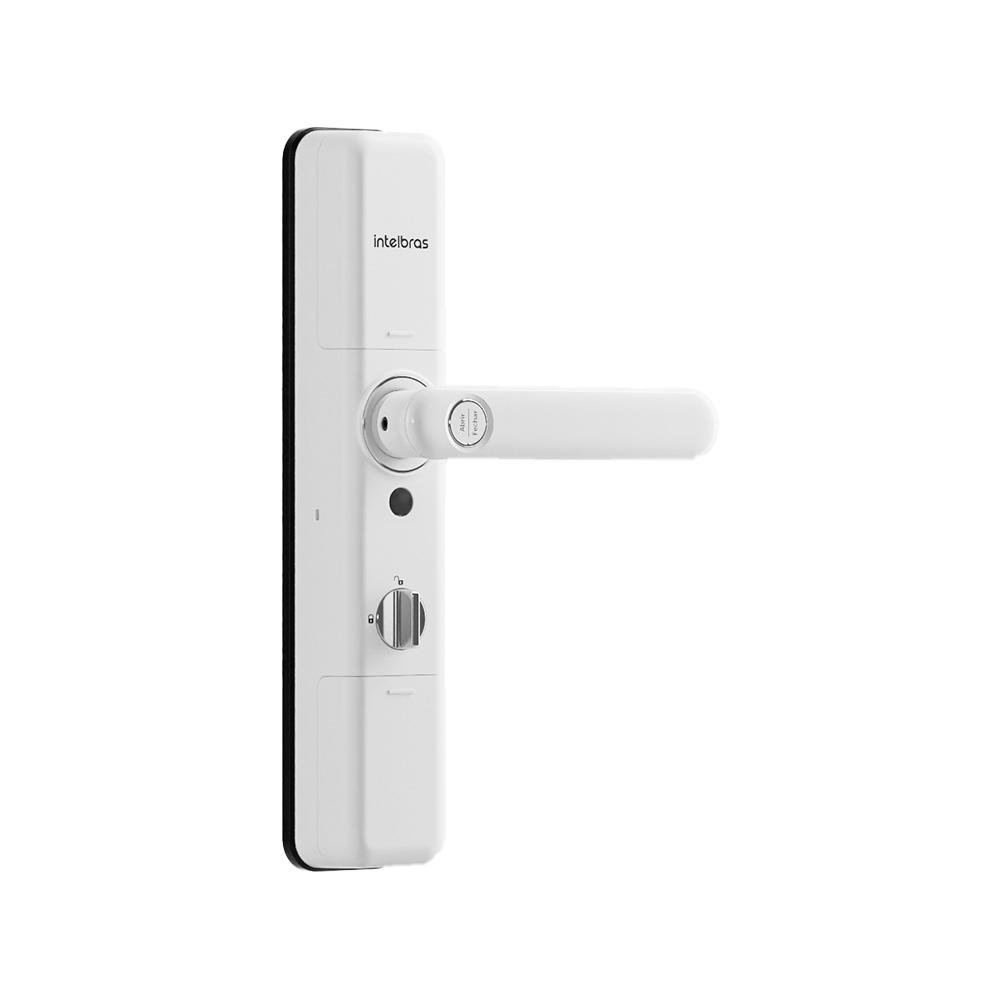 Fechadura Digital de Embutir Intelbras com Maçaneta MFR 7000, 6V, Com Biometria, Branco - 4670031 - view 3