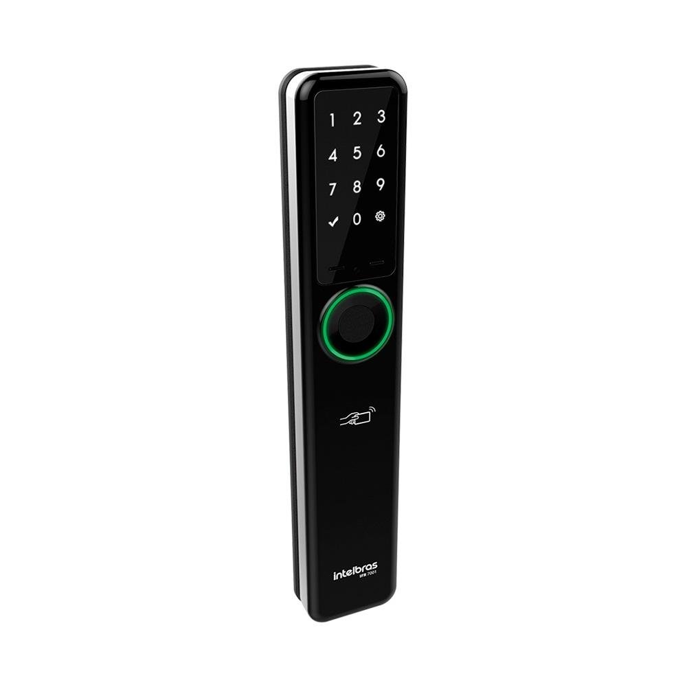 Fechadura Digital de Embutir Intelbras MFR 7001, 6V, Com Biometria, Preto - 4670032 - view 2
