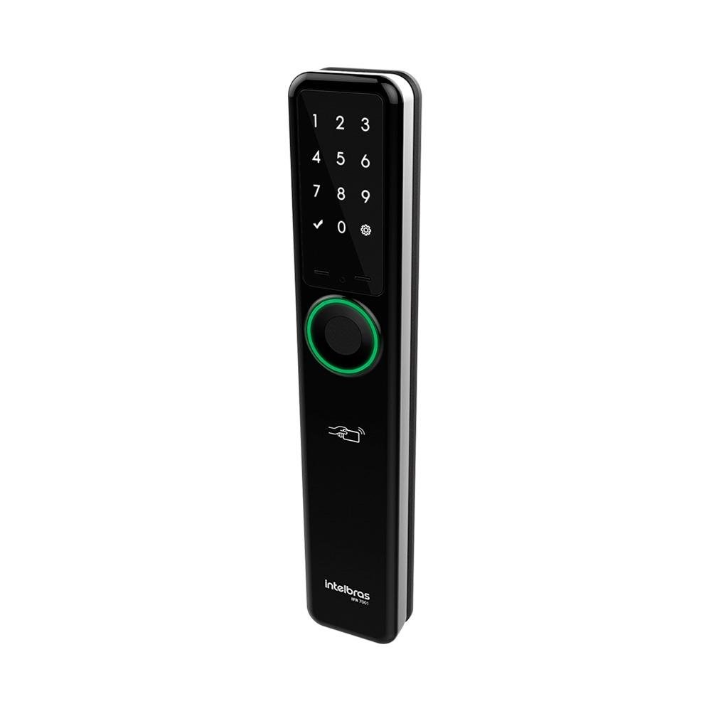 Fechadura Digital de Embutir Intelbras MFR 7001, 6V, Com Biometria, Preto - 4670032 - view 3