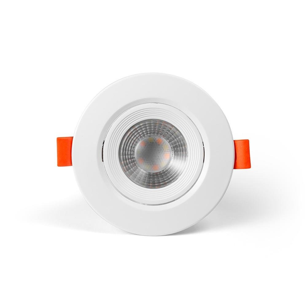 Luminária Spot de Embutir Positivo, RGB, 5W, Wi-Fi, Branco - 11183711