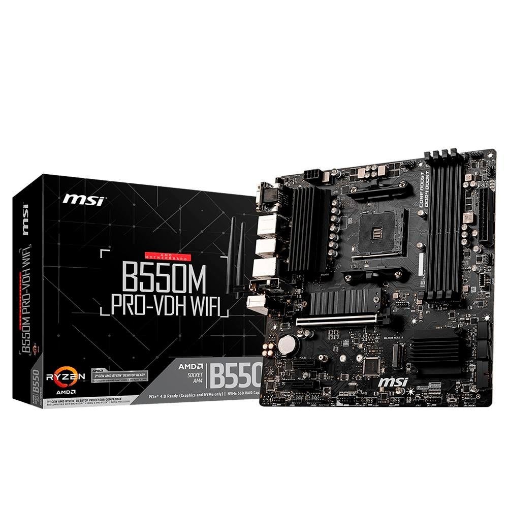 Placa mãe MSI MPG AMD B550 Gaming Plus Socket AM4 ATX DDR4