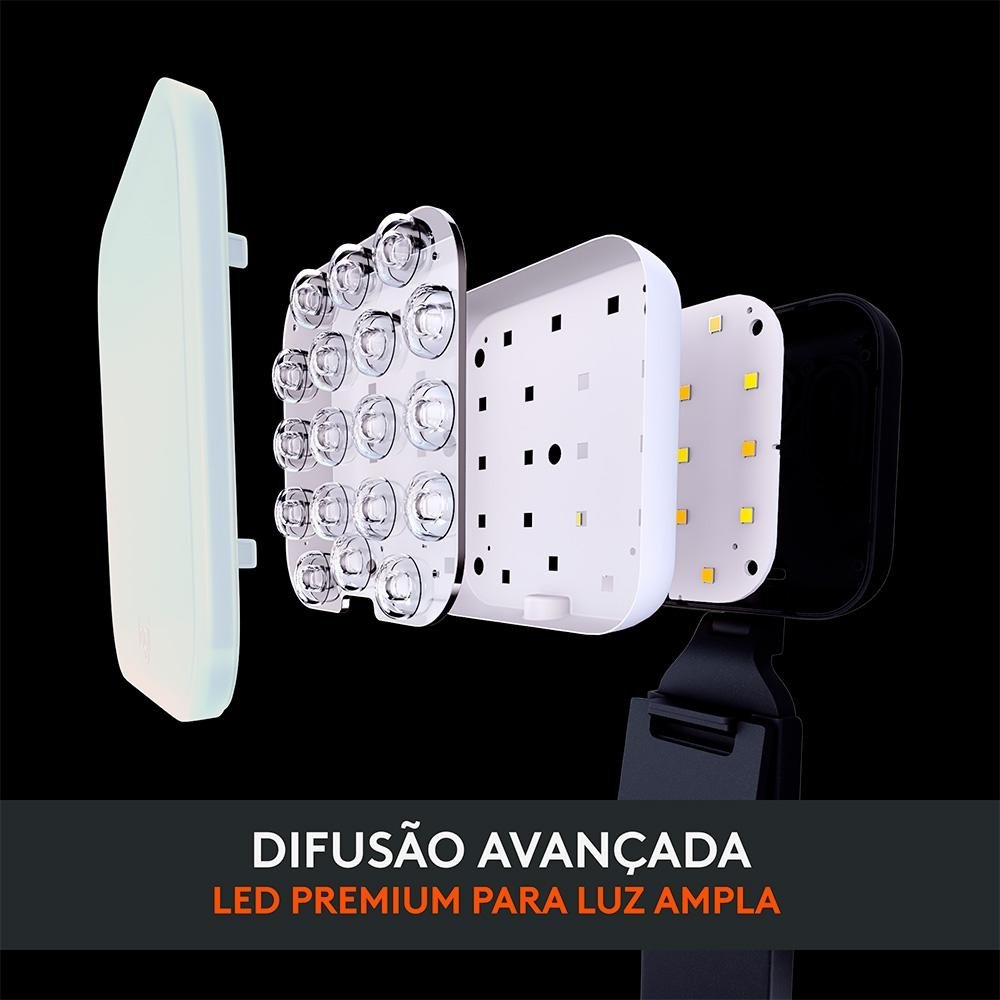 Iluminação de LED Premium Logitech G Litra Glow com Tecnologia TrueSoft, Braço Ajustável e Controle por App, para PC/Mac, Preto- 946-000031 Iluminação de LED Premium Logitech G Litra Glow com Tecnologia TrueSoft, Braço Ajustável e Controle por App, para PC/Mac, Preto- 946-000031