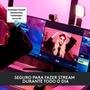 Iluminação de LED Premium Logitech G Litra Glow com Tecnologia TrueSoft, Braço Ajustável e Controle por App, para PC/Mac, Preto- 946-000031