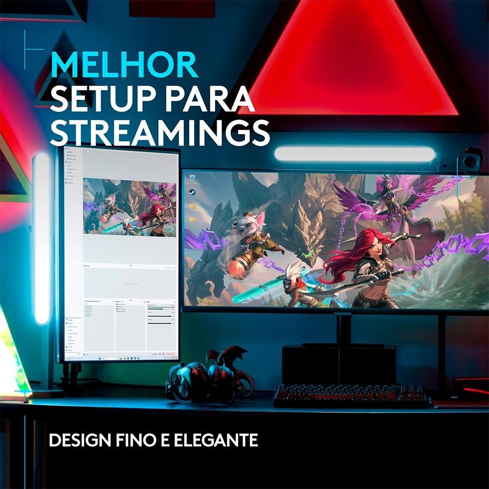 Iluminação de LED Premium para Streaming ( Balão.info) Litra Beam com Tecnologia TrueSoft e Conexão USB Plug and Play - 946-( Balão.info - foto 4