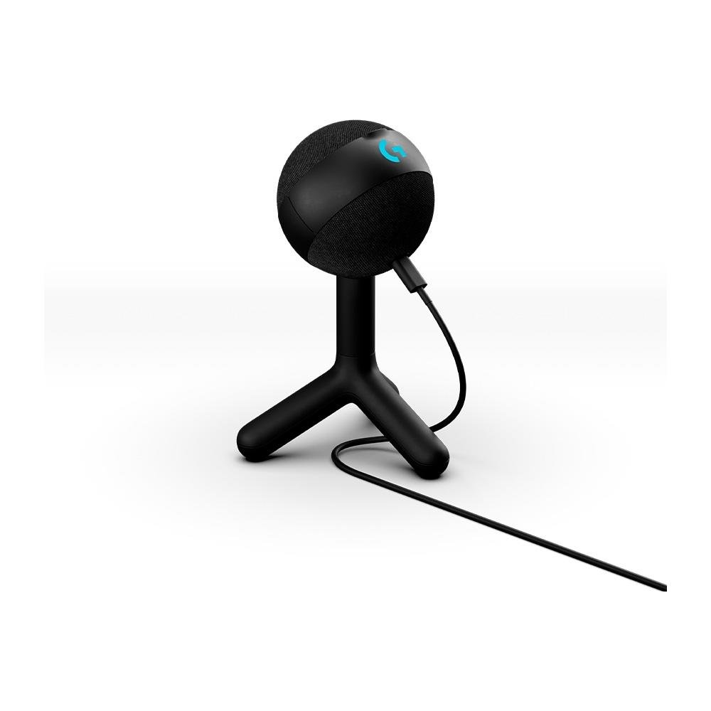 Microfone Gamer Logitech G Yeti Orb com RGB LIGHTSYNC, USB Plug and Play para Gravação de Conteúdo e Streaming, Preto - 988-000550 Microfone Gamer Logitech G Yeti Orb com RGB LIGHTSYNC, USB Plug and Play para Gravação de Conteúdo e Streaming, Preto - 988-000550