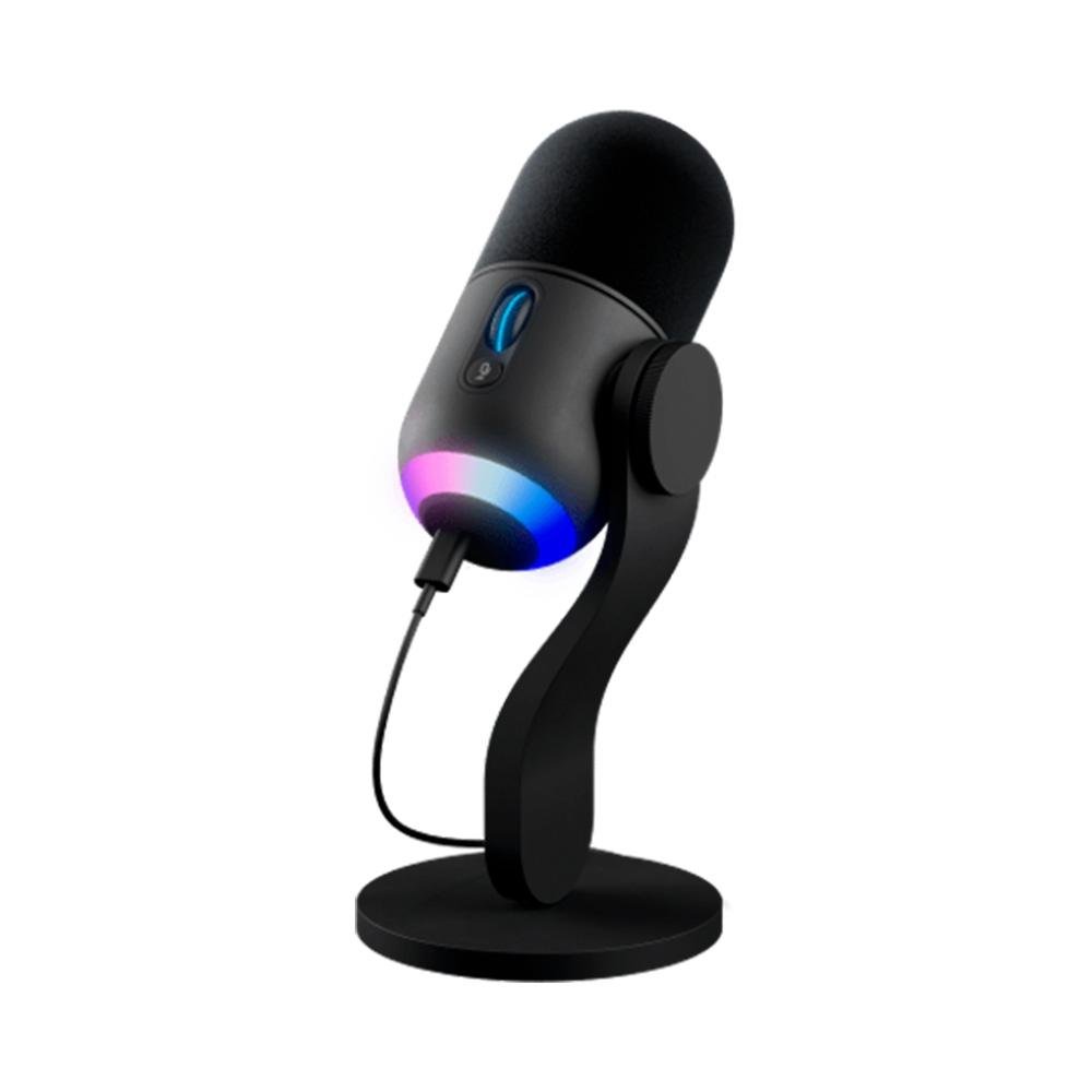 Microfone Condensador Gamer Logitech G Yeti GX com RGB LIGHTSYNC, USB Plug and Play para Gravação de Conteúdo e Streaming,Preto - 988-000568