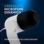 Microfone Condensador Gamer Logitech G Yeti GX com RGB LIGHTSYNC, USB Plug and Play para Gravação de Conteúdo e Streaming,Branco- 988-000575