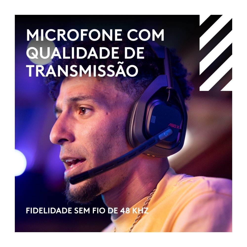 Headset Gamer Sem Fio Astro Gaming A50 X LIGHTSPEED + Base Station, Bluetooth, HDMI 2.1 Passthru, para Xbox e PS, Preto- 939-002126
