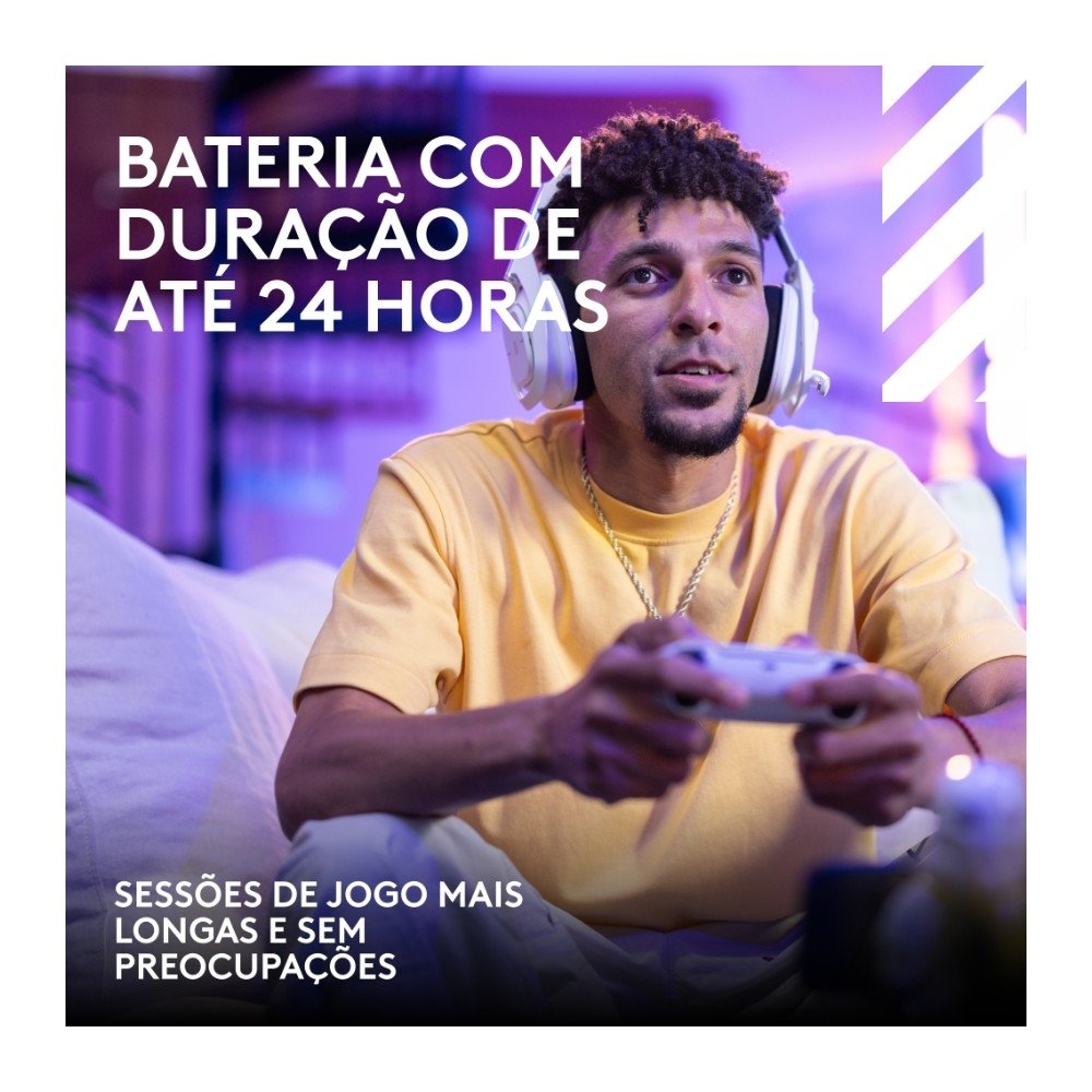 Imagem 10 de 11 do produto Headset Gamer Sem Fio Astro Gaming A50 X LIGHTSPEED + Base Station, Bluetooth, HDMI 2.1 Passthru, para Xbox e PS, Branco- 939-002132