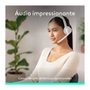 Headset Sem Fio Logitech Zone 300 Com Microfone com Cancelamento de Ruído, Conexão Bluetooth, Bateria Recarregável via USB-C, Branco- 981-001416