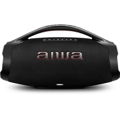 Caixa de Som Aiwa Boombox Plus BBS-01-B, Bluetooth, 200W RMS, IP66, 30 Horas de Bateria, Preto - 4899-01