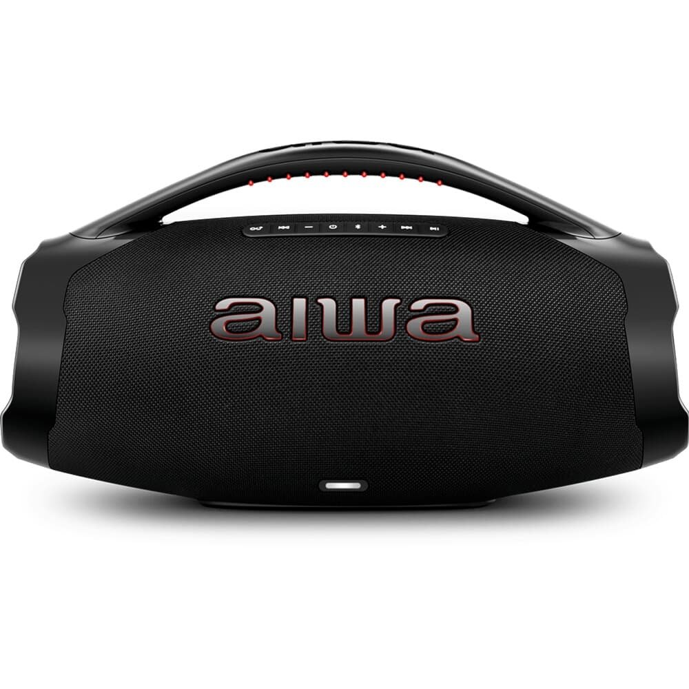 Caixa de Som Aiwa Boombox Plus BBS-01-B, Bluetooth, 200W RMS, IP66, 30 Horas de Bateria, Preto - 4899-01