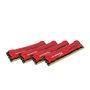 Memória Kingston HyperX Savage 32GB (4x8GB) 1600Mhz DDR3 CL9 Vermelha - HX316C9SRK4/32