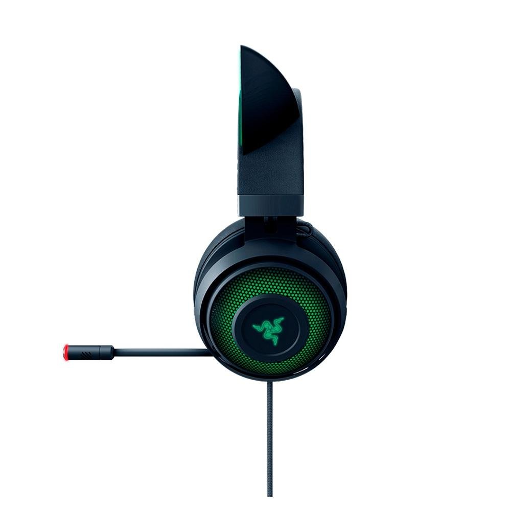 Imagem 2 de 7 do produto Headset Gamer Razer Kraken Kitty V2, Chroma RGB, 7.1, Driver 40mm, USB, Kitty Ears, Preto - RZ0404730100