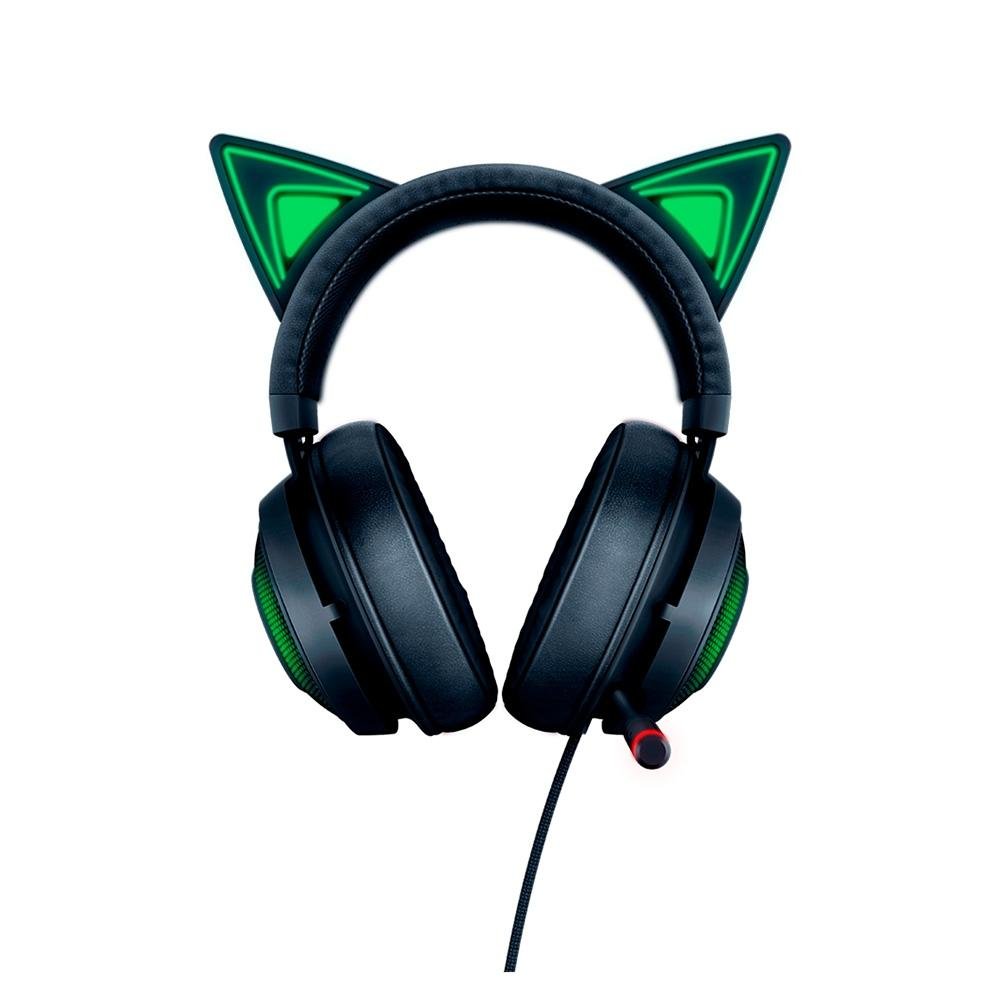 Imagem 3 de 7 do produto Headset Gamer Razer Kraken Kitty V2, Chroma RGB, 7.1, Driver 40mm, USB, Kitty Ears, Preto - RZ0404730100