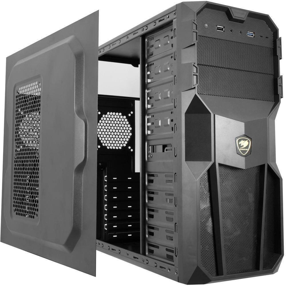 Gabinete Cougar Micro ATX USB 3.0 Preto sem Fonte MX200