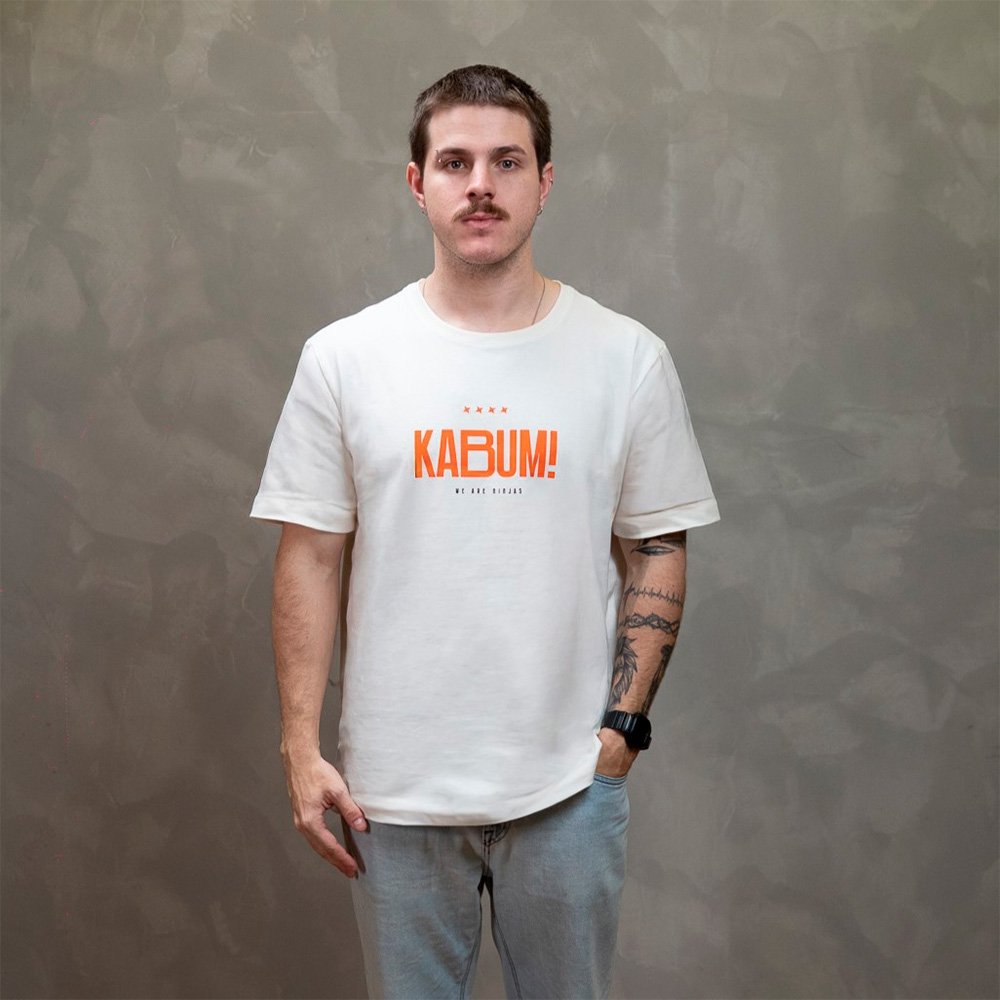 Imagem 6 de 9 do produto Camiseta KaBuM! Esports Regular KABUM! We Are Ninjas Branca G - KETP001G