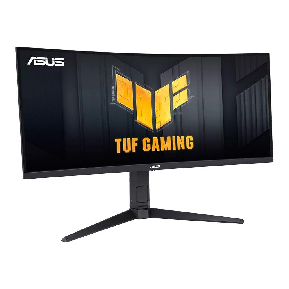 Imagem 3 de 7 do produto Monitor Gamer Curvo ASUS TUF 34", WQHD, 180Hz, 1ms, FreeSync, Altura Ajustável, Som Integrado - VG34VQL3A
