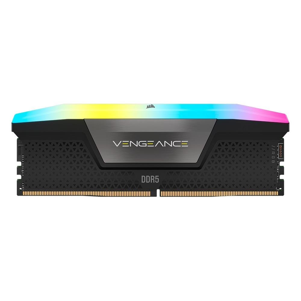 Memória RAM Corsair Vengeance RGB, 32GB (2x16GB), 5200MHz, DDR5, CL40, Preto - CMH32GX5M2B5200C40 - view 4